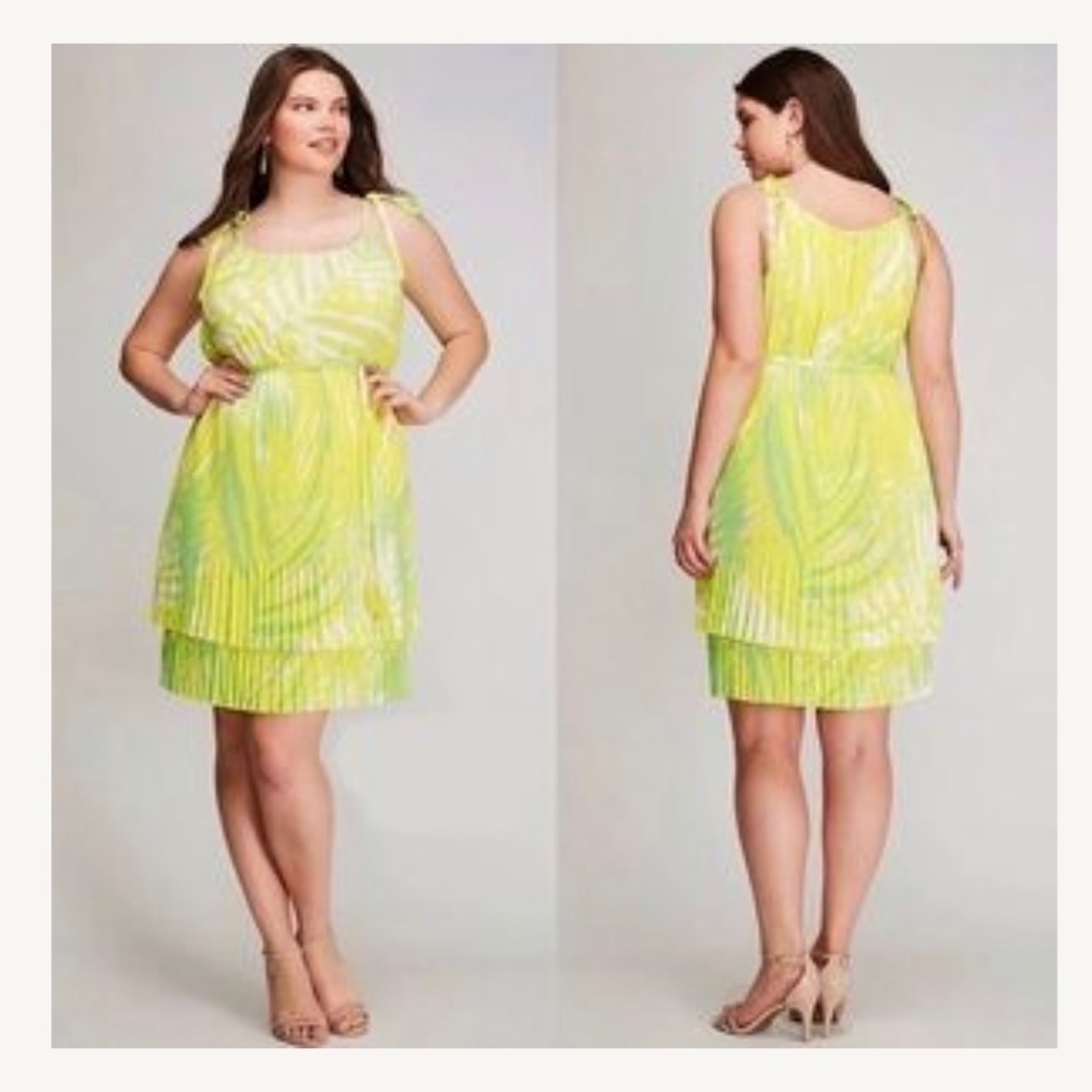 Lane Bryant Neon Plus Size Tropical Summer Dress
